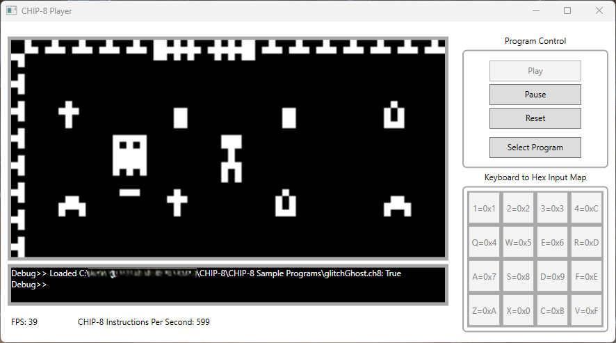 CHIP-8 Player.